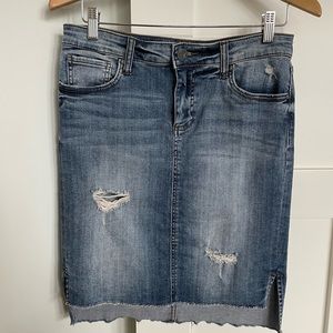 Kut from the Kloth | Denim jean skirt